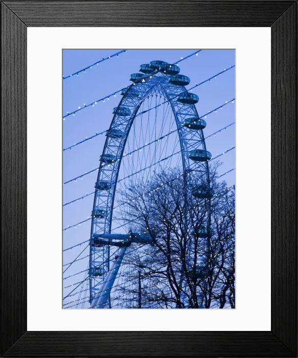 Framed Print : England, London, Southbank, London Eye Framed Print : England, London, Southbank, London Eye