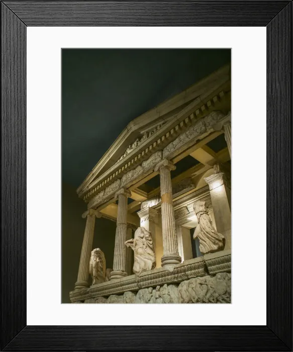 Framed Print : England, London, Bloomsbury, The British Museum, The Greek Temple