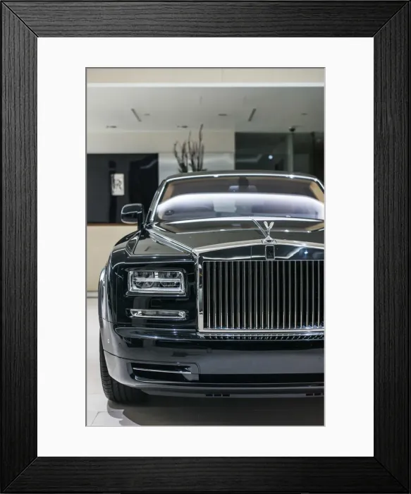 Framed Print : England, London, Mayfair, Rolls Royce car showroom