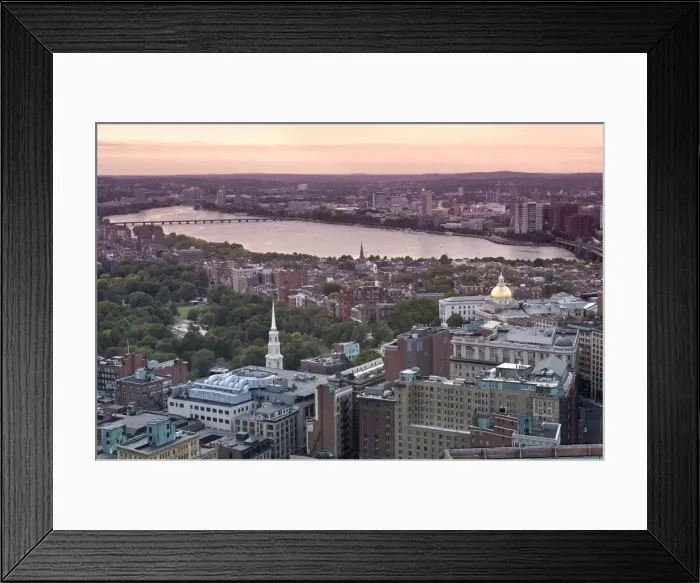 Framed Print : State House & Old South Meeting House, Back Bay & Charles River, Boston, Massachusetts Framed Print : State House & Old South Meeting House, Back Bay & Charles River, Boston, Massachusetts