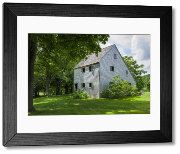 Framed Print : USA, Massachusetts, Cape Cod, Sandwich, Hoxie House, b Framed Print : USA, Massachusetts, Cape Cod, Sandwich, Hoxie House, b
