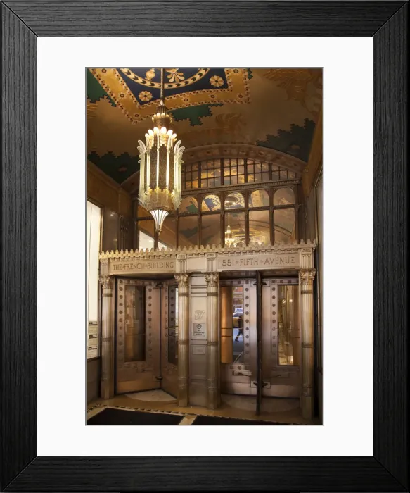 Framed Print : The French Building, 5th Avenue, Manhattan, New York City, USA Framed Print : The French Building, 5th Avenue, Manhattan, New York City, USA