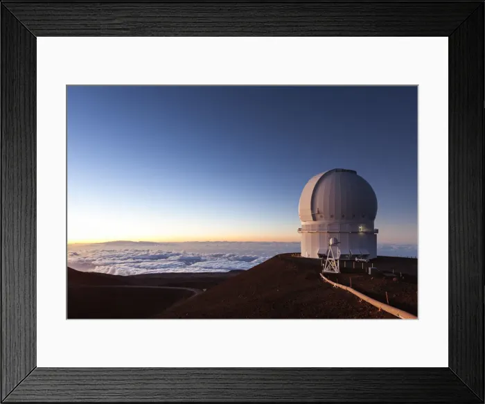 Framed Print : USA, Hawaii, The Big Island, Mauna Kea Observatory (4200m), CFHT Telescope Framed Print : USA, Hawaii, The Big Island, Mauna Kea Observatory (4200m), CFHT Telescope
