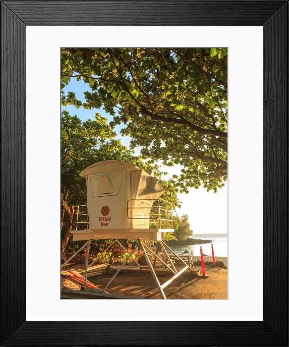 Framed Print : USA, Hawaii, Kauai, Kee Beach, Lifeguard Turret Framed Print : USA, Hawaii, Kauai, Kee Beach, Lifeguard Turret