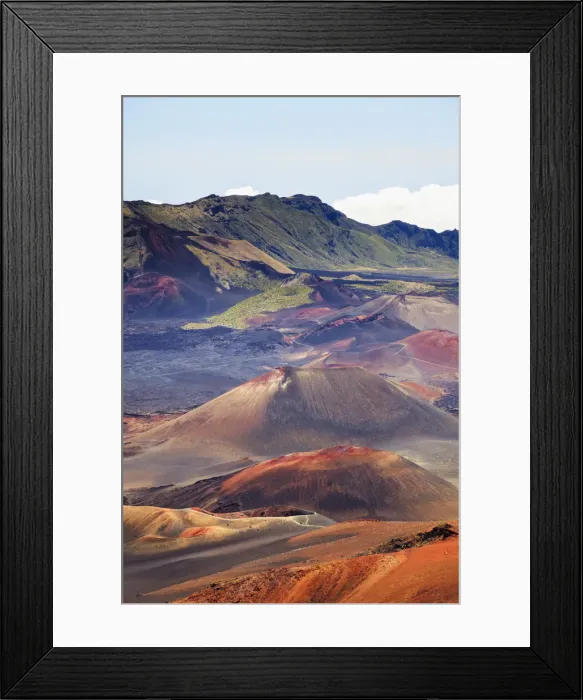 Framed Print : USA, Hawaii, Maui, Haleakala National Park, cinder cones inside Haleakala Caldera Framed Print : USA, Hawaii, Maui, Haleakala National Park, cinder cones inside Haleakala Caldera