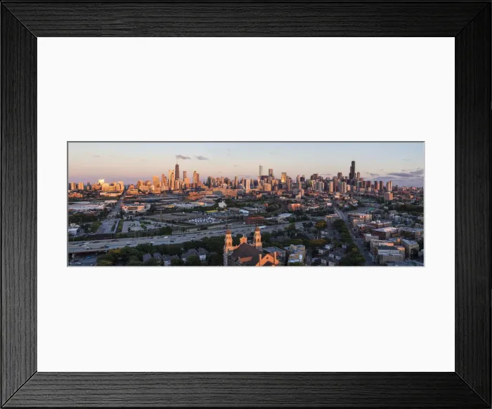 Framed Print : USA, Illinois, Chicago, City skyline Framed Print : USA, Illinois, Chicago, City skyline