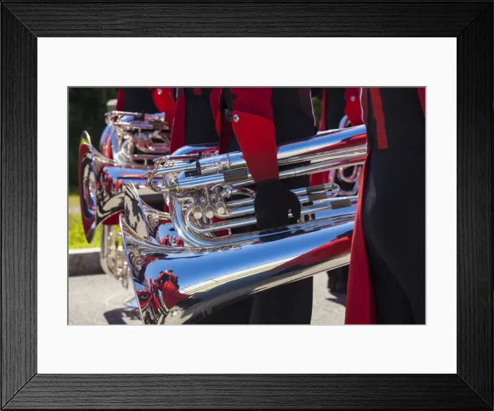 Framed Print : USA, New England, Massachusetts, Cape Ann, Manchester by the Sea, Fourth of July Parade