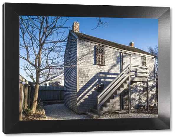 USA, New England, Massachusetts, Nantucket Island, Nantucket Town, The Old Gaol, the
