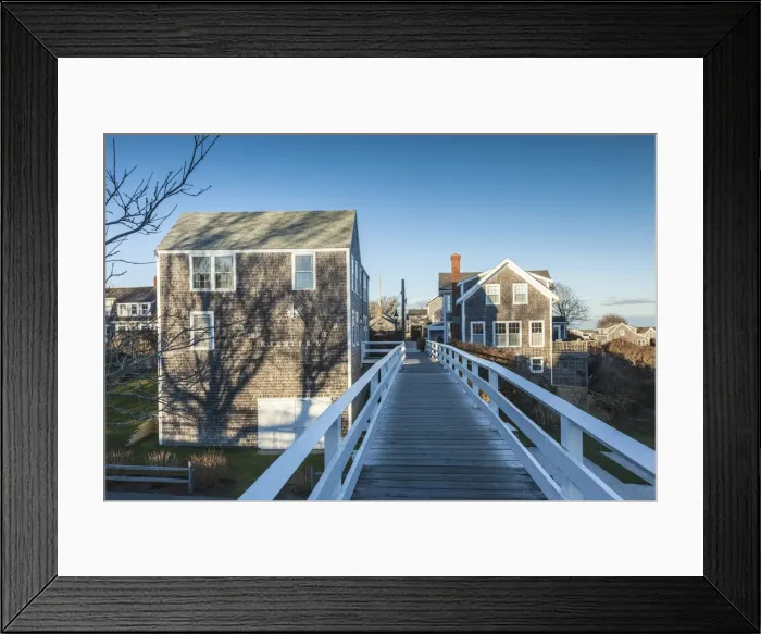 Framed Print : USA, New England, Massachusetts, Nantucket Island, Siasconset, village cottages Framed Print : USA, New England, Massachusetts, Nantucket Island, Siasconset, village cottages