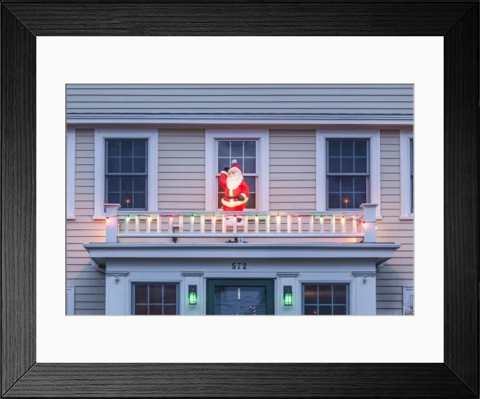 Framed Print : USA, New England, Massachusetts, Cape Cod, Provincetown, Santa Claus Christmas Framed Print : USA, New England, Massachusetts, Cape Cod, Provincetown, Santa Claus Christmas