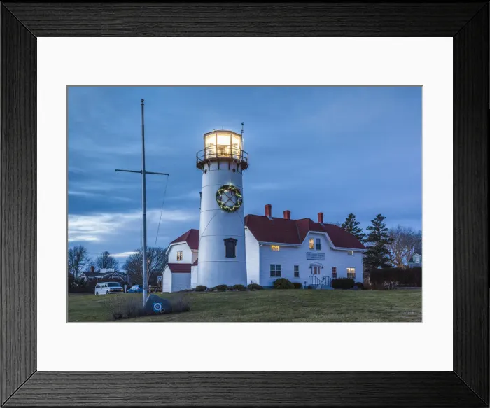 Framed Print : USA, New England, Massachusetts, Cape Cod, Chatham, Chatham Light lighthouse with Framed Print : USA, New England, Massachusetts, Cape Cod, Chatham, Chatham Light lighthouse with