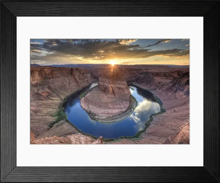 Framed Print : USA, Arizona, Page, Horseshoe Bend Canyon