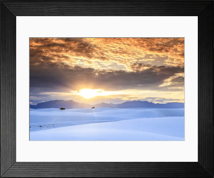 Framed Print : USA, New Mexico, White Sands National Monum