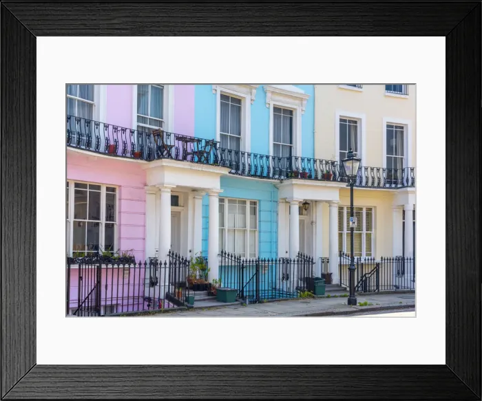 Framed Print : UK, England, London, Camden, Primrose Hill, Chalcot Crescent Framed Print : UK, England, London, Camden, Primrose Hill, Chalcot Crescent