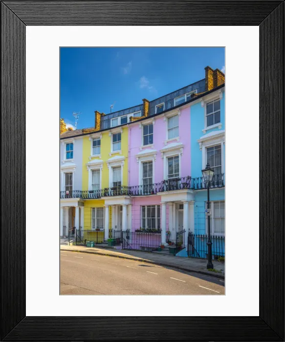 Framed Print : UK, England, London, Camden, Primrose Hill, Chalcot Crescent Framed Print : UK, England, London, Camden, Primrose Hill, Chalcot Crescent