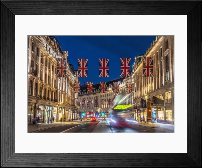 Framed Print : UK, England, London, West End, Regent Street