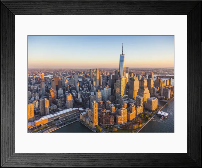 Framed Print : Downtown Manhattan, New York City, USA Framed Print : Downtown Manhattan, New York City, USA