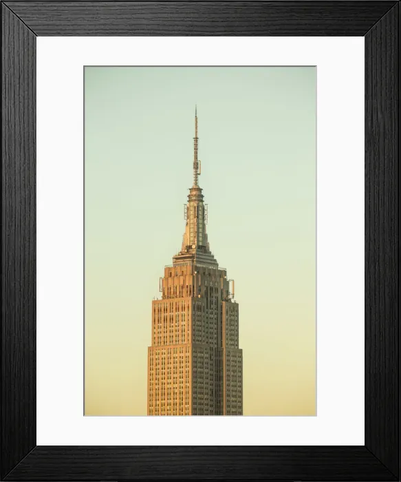 Framed Print : Empire State Building, Manhattan, New York City, USA