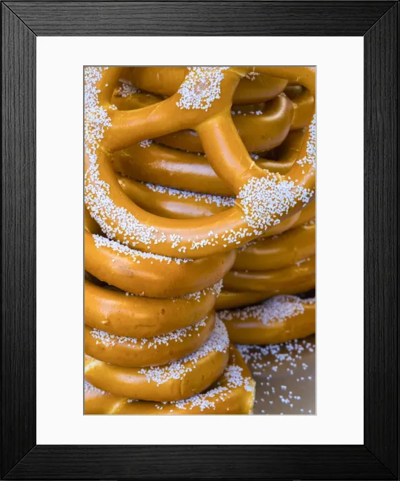 Framed Print : USA, New York, Pretzels for sale Framed Print : USA, New York, Pretzels for sale