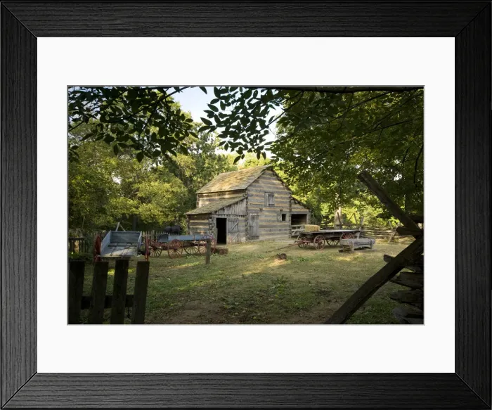 Framed Print : USA, Illinois, Springfield, Route 66, Lincolns New Salem State Historic Site Framed Print : USA, Illinois, Springfield, Route 66, Lincolns New Salem State Historic Site