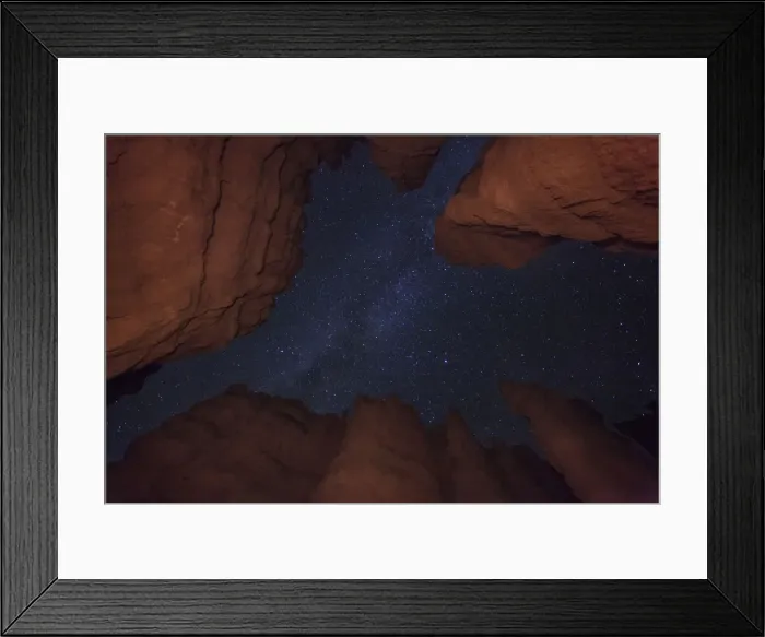 Framed Print : USA, Utah, Bryce Canyon National Park, Wall Street Cliffs and Milky Way Framed Print : USA, Utah, Bryce Canyon National Park, Wall Street Cliffs and Milky Way