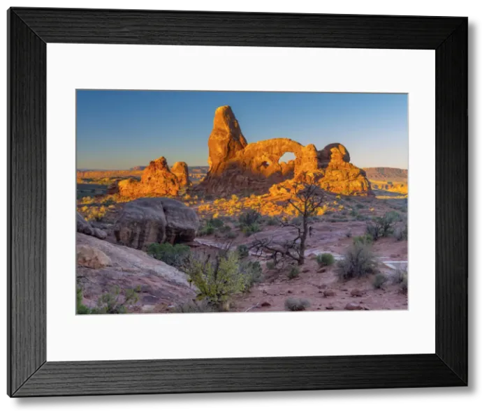 Framed Print : USA, Utah, Arches National Park, The Windows, Turret Arch Framed Print : USA, Utah, Arches National Park, The Windows, Turret Arch