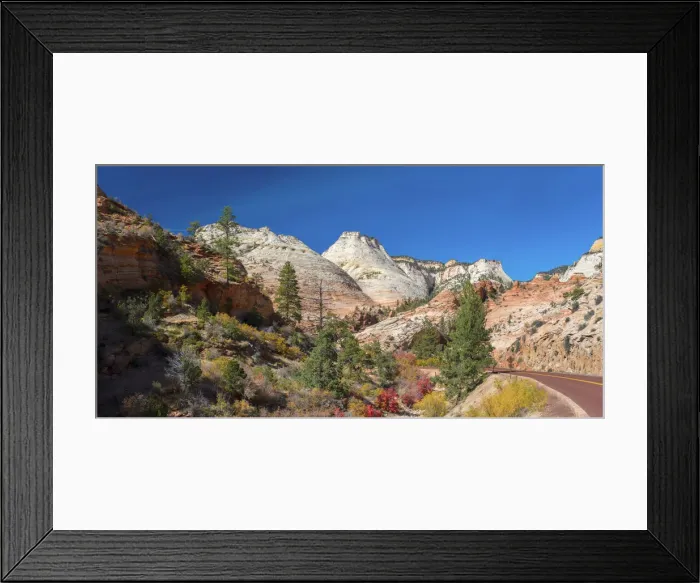 Framed Print : USA, Utah, Zion National Park, Highway 9, Zion Park Boulevard Framed Print : USA, Utah, Zion National Park, Highway 9, Zion Park Boulevard