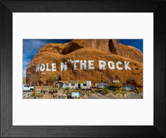 Framed Print : USA, Utah, Moab, US Highway 191, Hole n The Rock Framed Print : USA, Utah, Moab, US Highway 191, Hole n The Rock