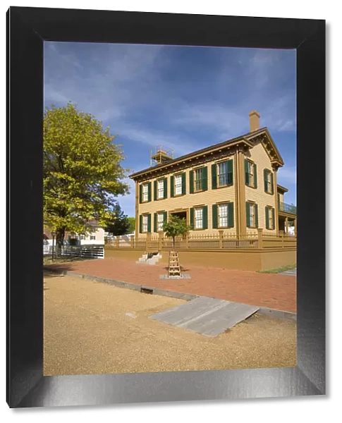 USA, Illinois, Springfield, Lincoln Home National Historic Site, Lincolns Home