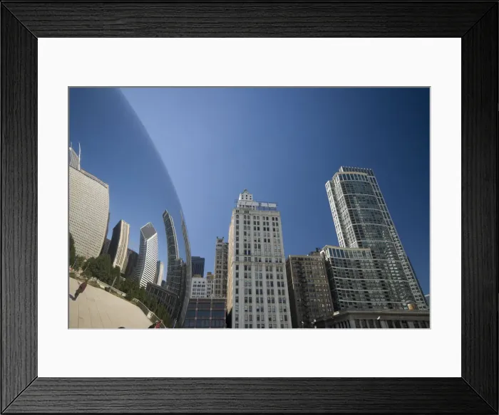 Framed Print : Illinois, Chicago, Millennium Park, Cloud Gate sculpture by Anish Kapoor Framed Print : Illinois, Chicago, Millennium Park, Cloud Gate sculpture by Anish Kapoor