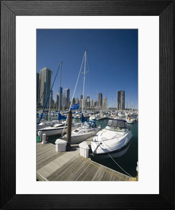 Framed Print : Illinois, Chicago, Marina