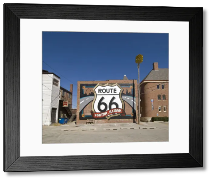 Framed Print : USA, Illinois, Old Route 66, Pontiac, Museum Framed Print : USA, Illinois, Old Route 66, Pontiac, Museum