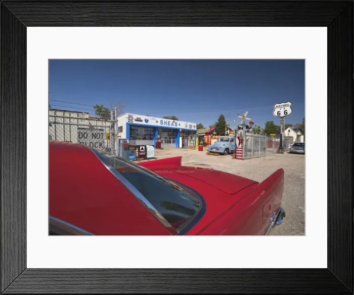Framed Print : USA, Illinois, Springfield, Sheas Petroliana Museum Framed Print : USA, Illinois, Springfield, Sheas Petroliana Museum