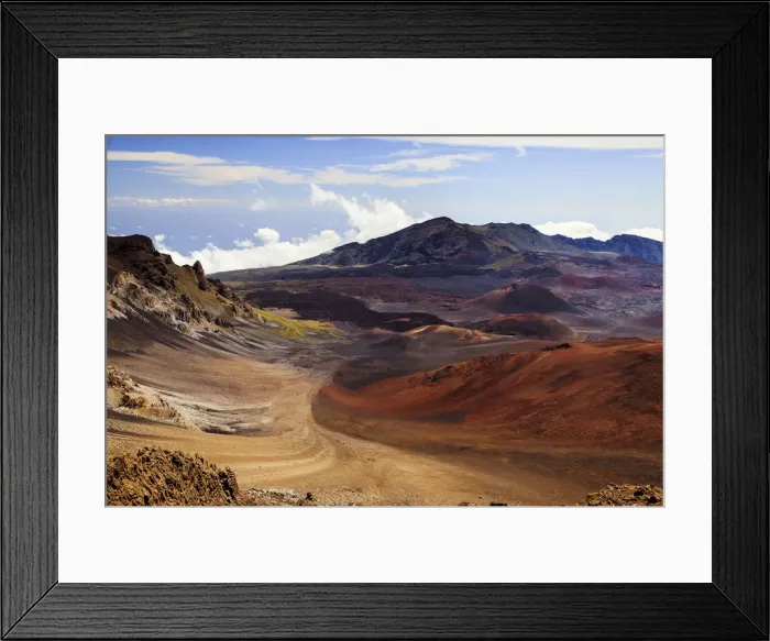 Framed Print : USA, Hawaii, Maui, Haleakala National Park, cinder cones inside Haleakala Caldera Framed Print : USA, Hawaii, Maui, Haleakala National Park, cinder cones inside Haleakala Caldera