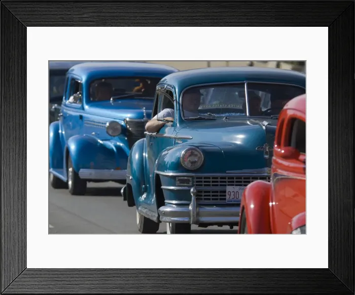 Framed Print : USA, Illinois, Springfield, Route 66, Festival, Classic Cars Framed Print : USA, Illinois, Springfield, Route 66, Festival, Classic Cars