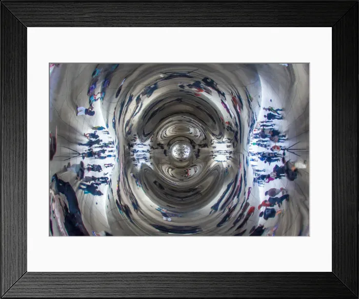 Framed Print : USA, Illinois, Chicago, The Cloud Gate Sculpture in Millenium Park Framed Print : USA, Illinois, Chicago, The Cloud Gate Sculpture in Millenium Park