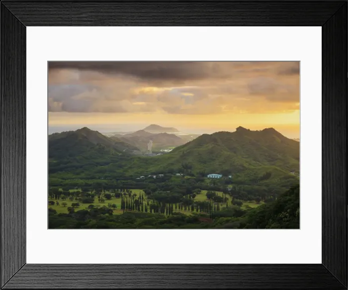 Framed Print : USA, Hawaii, Oahu, Nuuanu Pali Lookout Framed Print : USA, Hawaii, Oahu, Nuuanu Pali Lookout