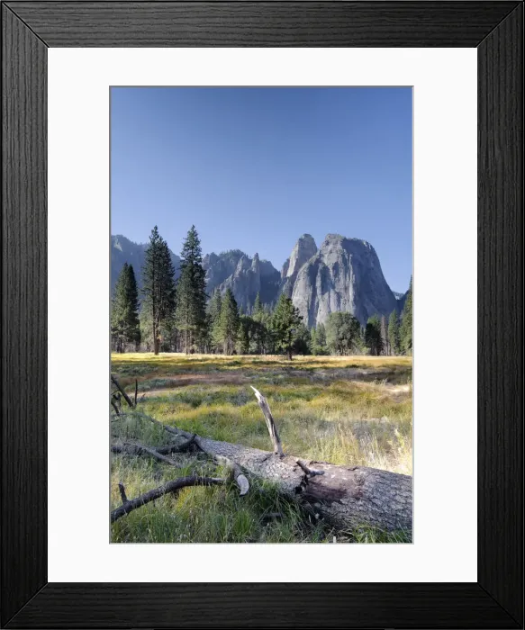 Framed Print : USA, California, Yosemite National Park, Yosemite Valley and Cathedral Spires Framed Print : USA, California, Yosemite National Park, Yosemite Valley and Cathedral Spires