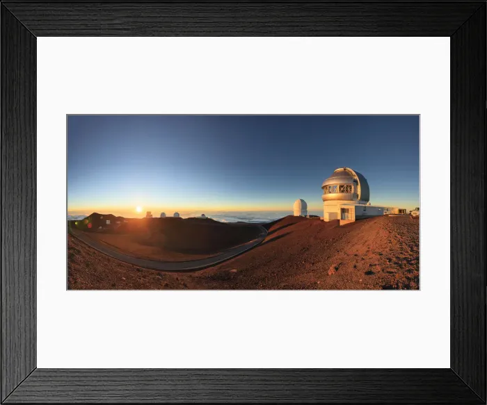 Framed Print : USA, Hawaii, The Big Island, Mauna Kea Observatory (4200m)