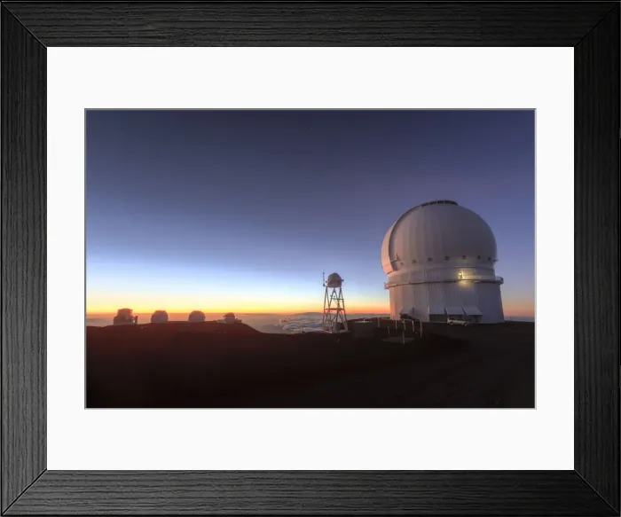 Framed Print : USA, Hawaii, The Big Island, Mauna Kea Observatory (4200m), CFHT Telescope Framed Print : USA, Hawaii, The Big Island, Mauna Kea Observatory (4200m), CFHT Telescope