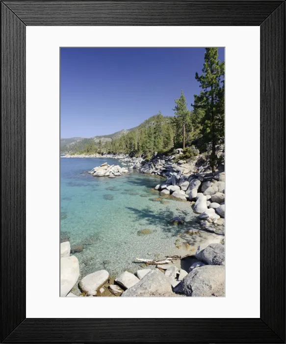 Framed Print : USA, California / Nevada, Lake Tahoe Framed Print : USA, California / Nevada, Lake Tahoe