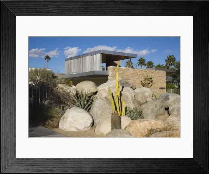 Framed Print : USA, California, Palm Springs, Kaufman House, b. 1946, architect Richard Neutra Framed Print : USA, California, Palm Springs, Kaufman House, b. 1946, architect Richard Neutra