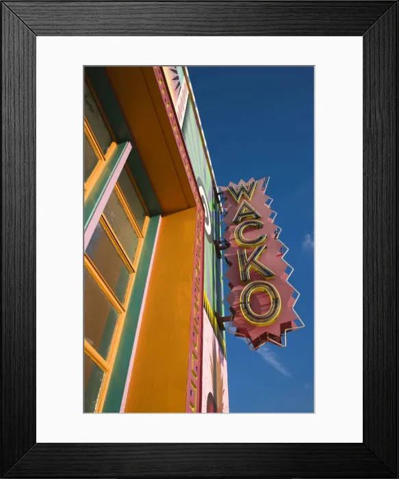 Framed Print : USA, California, Los Angeles, Loz Feliz neighborhood, La Luz de Jesus gallery Framed Print : USA, California, Los Angeles, Loz Feliz neighborhood, La Luz de Jesus gallery