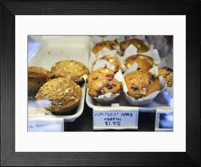 Framed Print : USA, California, San Francisco, Cafe, Scones and Muffins Framed Print : USA, California, San Francisco, Cafe, Scones and Muffins