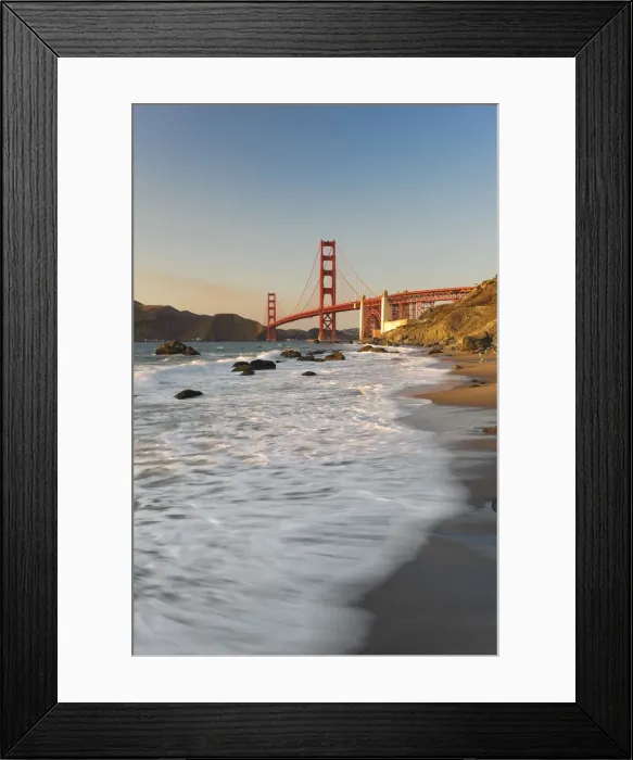 Framed Print : USA, California, San Francisco, Bakers Beach and Golden Gate Bridge Framed Print : USA, California, San Francisco, Bakers Beach and Golden Gate Bridge