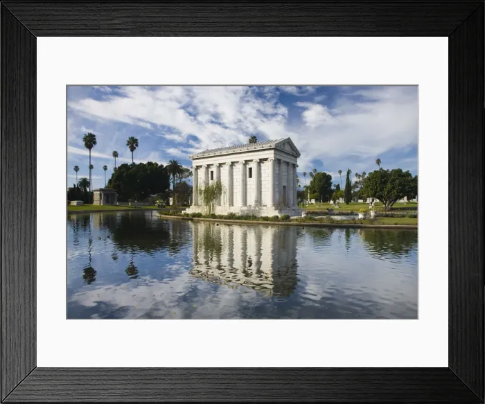 Framed Print : USA, California, Los Angeles, Hollywood, Hollywood Forever Cemetery, Garden of Framed Print : USA, California, Los Angeles, Hollywood, Hollywood Forever Cemetery, Garden of