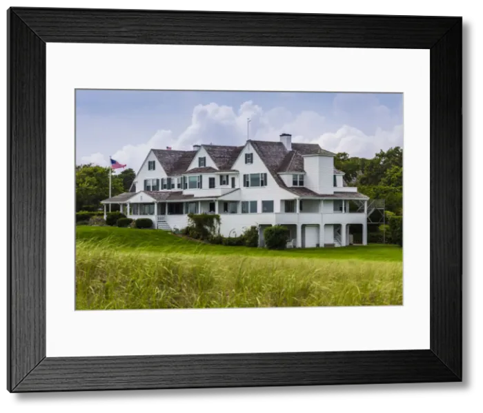 Framed Print : USA, Massachusetts, Cape Cod, Hyannisport, Kennedy family compound Framed Print : USA, Massachusetts, Cape Cod, Hyannisport, Kennedy family compound
