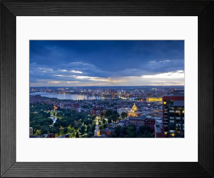 Framed Print : Massachusetts, Boston, State House, Cambridge, Charles River Framed Print : Massachusetts, Boston, State House, Cambridge, Charles River