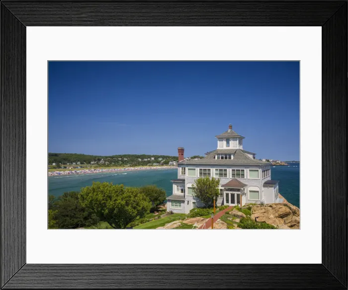 Framed Print : USA, Massachusetts, Cape Ann, Gloucester, Good Harbor Beach, elevated view Framed Print : USA, Massachusetts, Cape Ann, Gloucester, Good Harbor Beach, elevated view