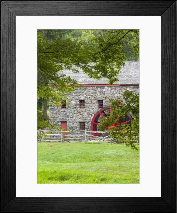 Framed Print : USA, Massachusetts, Sudbury, Wayside Mill Framed Print : USA, Massachusetts, Sudbury, Wayside Mill